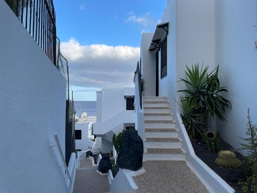 The White Dragos With Ocean View - Ac - Private Pool Apartamento Tías Exterior foto